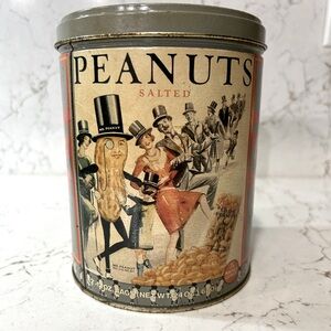 Planters Peanuts Tin Container